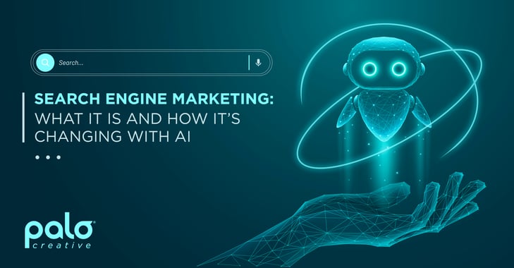 Palo Creative, a marketing agency based in Ohio, delves into the definition of search engine marketing and explores how tactics such as SEO, PPC, and AI are utilized in SEM.