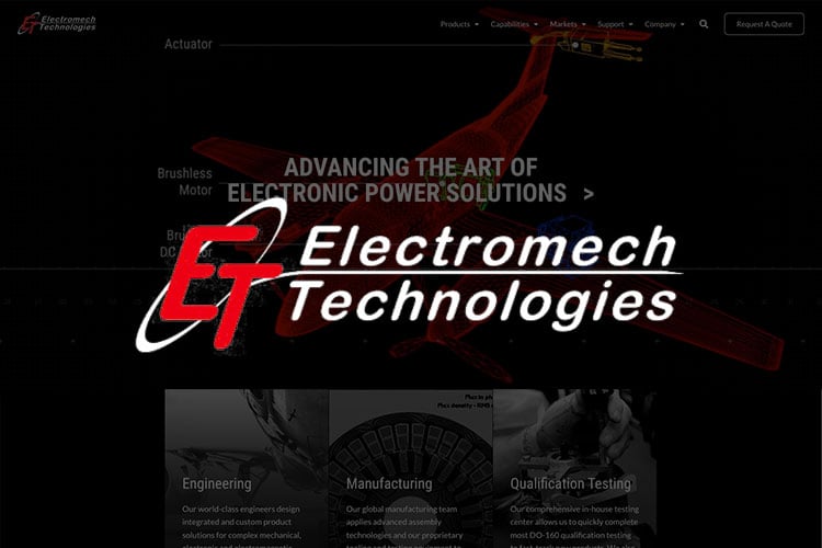 Electromech Web Design